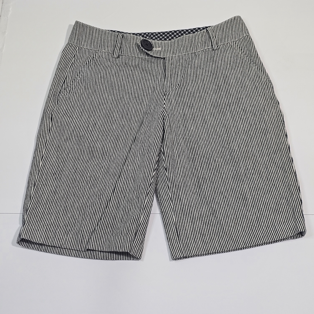 Ivy Jane Striped Black and White Shorts Size 4 100%cotton - Picture 3 of 10